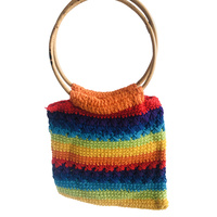Rainbow shopping bag