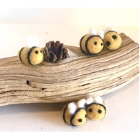 Felt Bees Set of 5