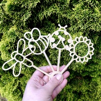 Eco Bubble Wands Set of 4