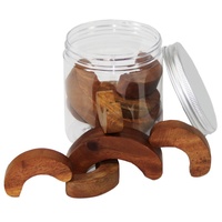 Balancing Curves Wooden Portable Play Jar