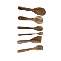 The Wildwood Cooking Spoon Set– 6 Pieces