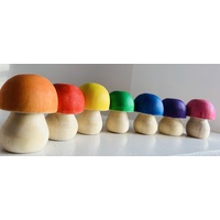 Rainbow Mushrooms 7 colours x 4.5cm
