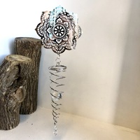 Mandala Spiral Sun Catcher