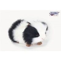 Guinea Pig Plush 19cm Black & White