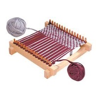 Weaving Frame With Tricot In Cloth Bag Frame 29 X 28cm
