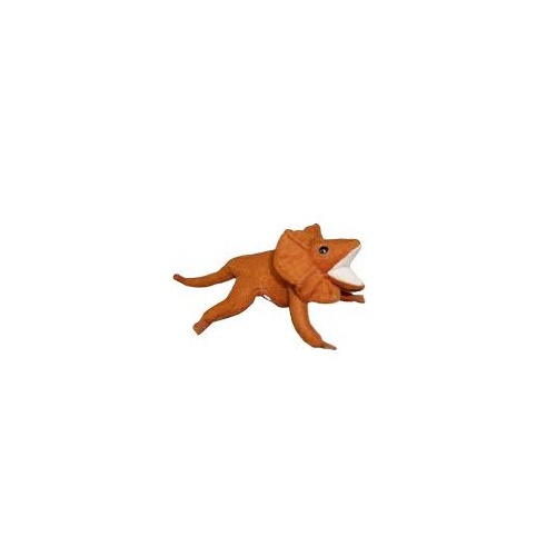 Frilled Neck Lizard Finger Puppet