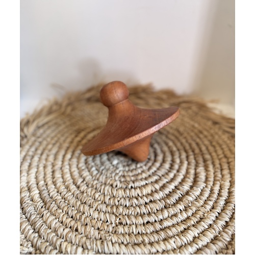 Spinning Top Natural 15cm