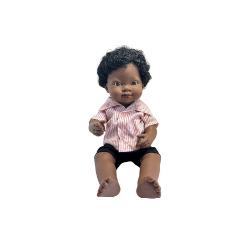 38cm Dark Skin Boy Doll